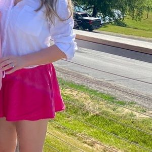Zara Hot Pink Shorts